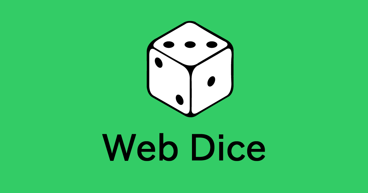 Web Dice